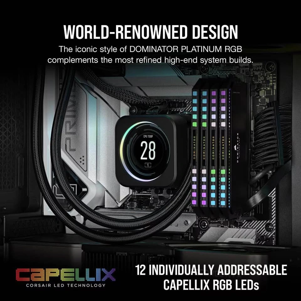 Corsair Dominator Platinum RGB 32GB DDR5 5200MT/s RAM - photo 5