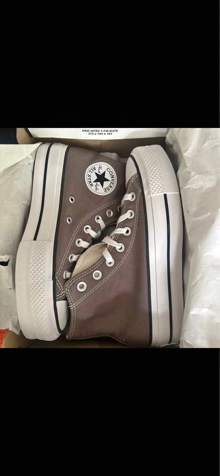 Women's Converse CTAS Hi Top Lift Platform Size 6.5