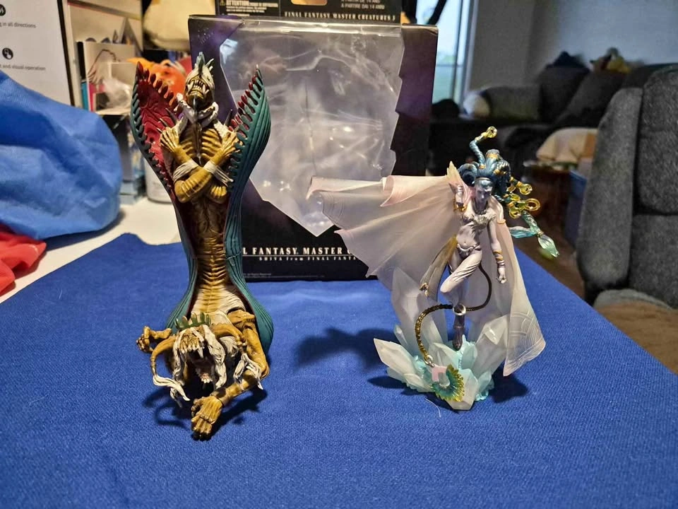 Vintage Final Fantasy X Shiva & Anime Master Figures