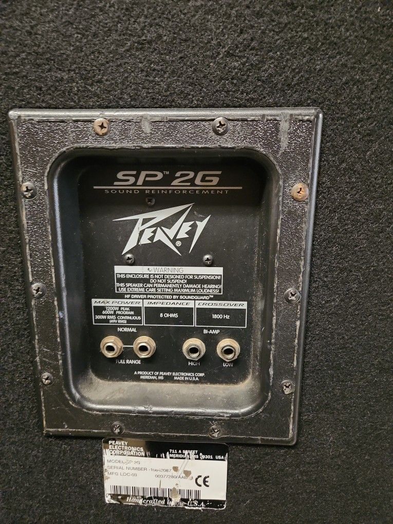 Peavey SP 2G PAIR - photo 2