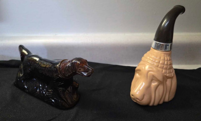 Avon Decanters - Vintage Dog & Bulldog Pipe Shapes - photo 2
