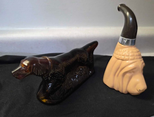 Avon Decanters - Vintage Dog & Bulldog Pipe Shapes - photo 3
