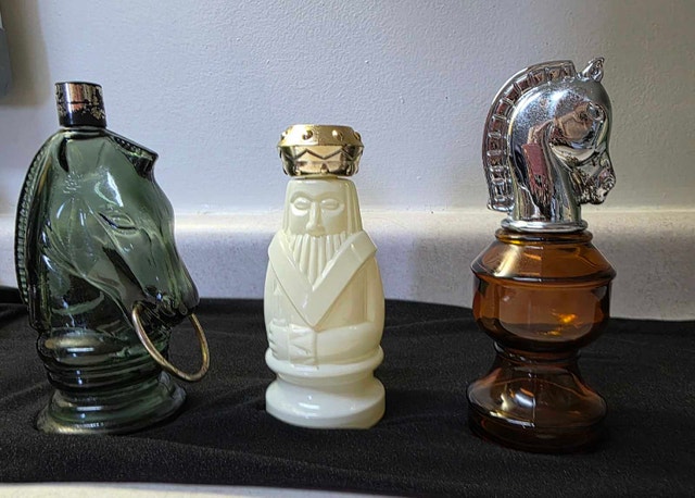 Avon Chess Piece Bottles