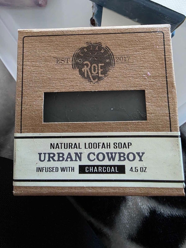 ROE Urban Cowboy Soap - New Loofah & Charcoal