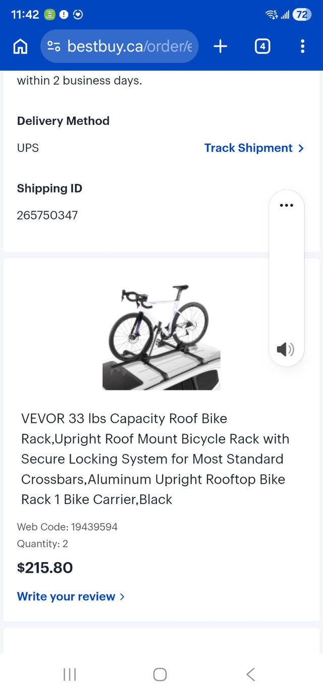 2 VEVOR Bike Racks for Sale