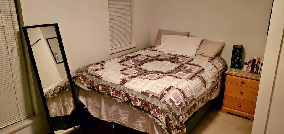 Queen Size Mattress, Box Spring, and Frame