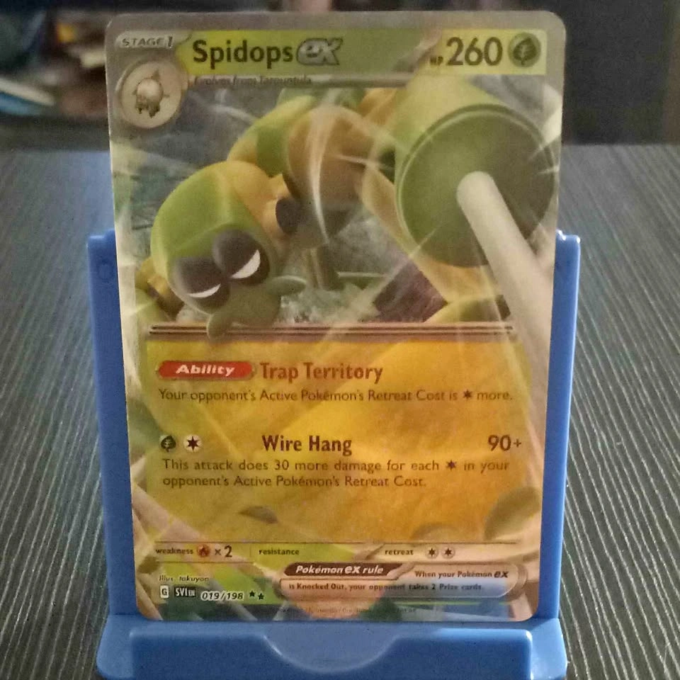 Pokemon Card Spidops ex 019/198