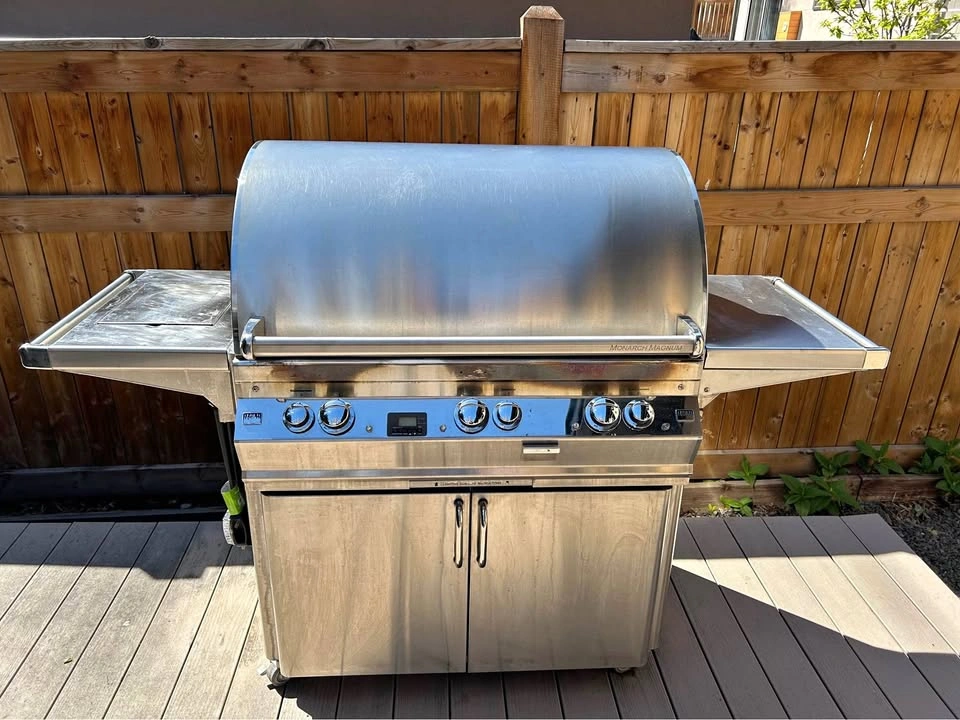Monarch Magnum Stainless Steel BBQ Grill