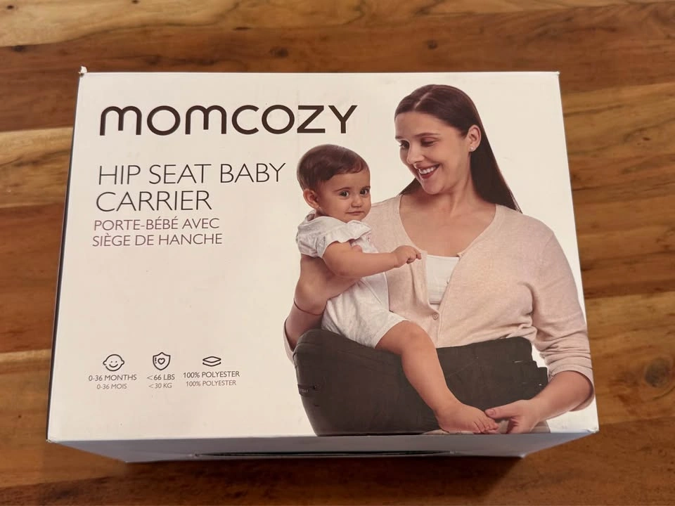 Momcozy Black Hip Seat Baby Carrier Medium - photo 5