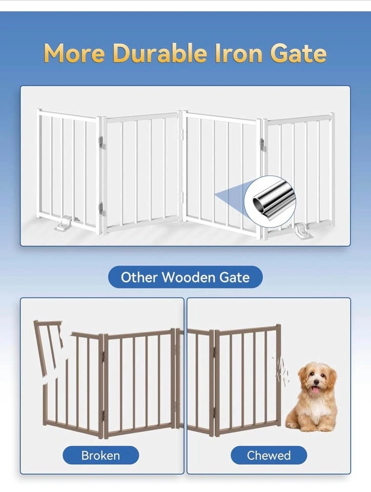 BFNN Free Standing Dog Gate 16.5” High - photo 2