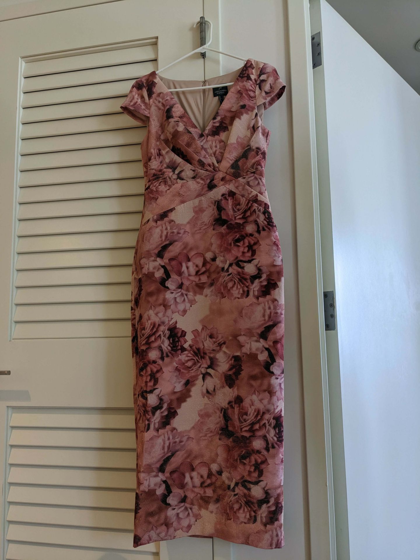Adrianna Papell Floral Print Dress Size 4