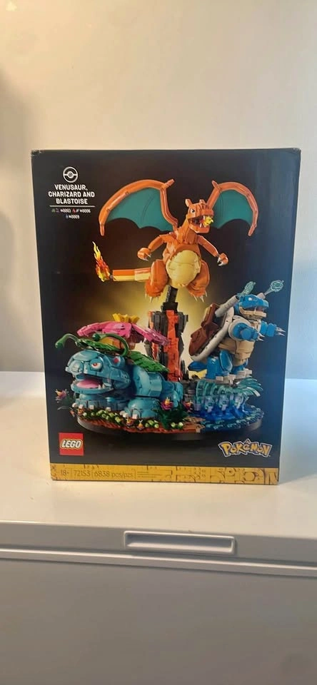Lego Pokémon Venusaur, Charizard, Blastoise