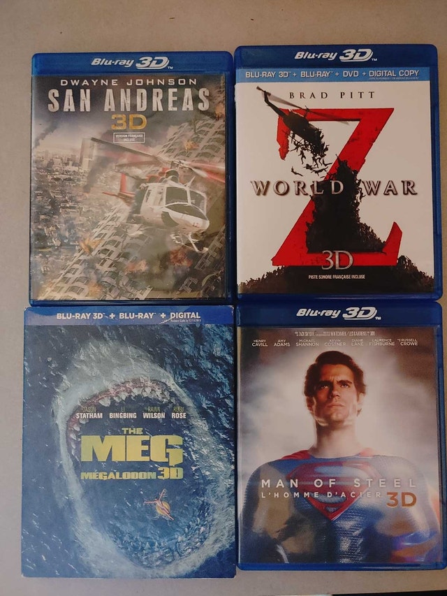 3D Blu Rays - $10 each or trade