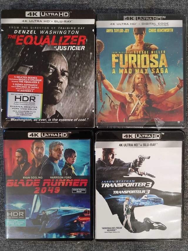 4K UHD Blu Rays - $10 each or trade