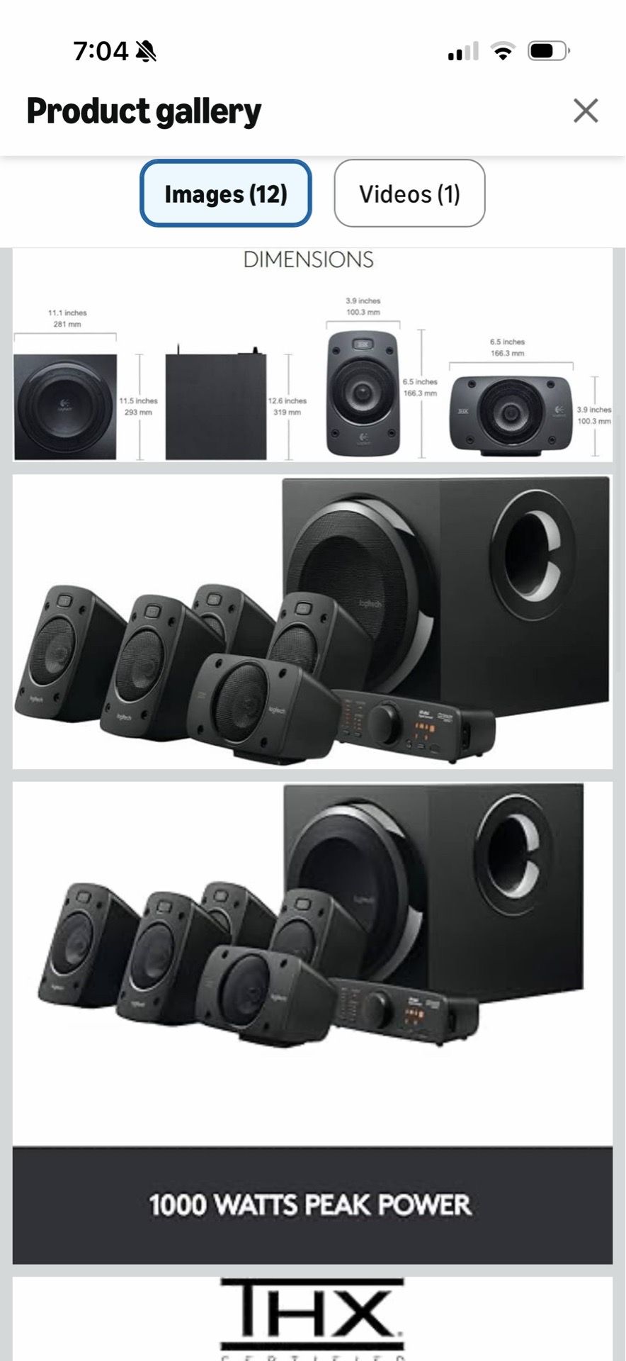 Logitech Z906 5.1 Surround Sound System + Bluetooth - photo 4