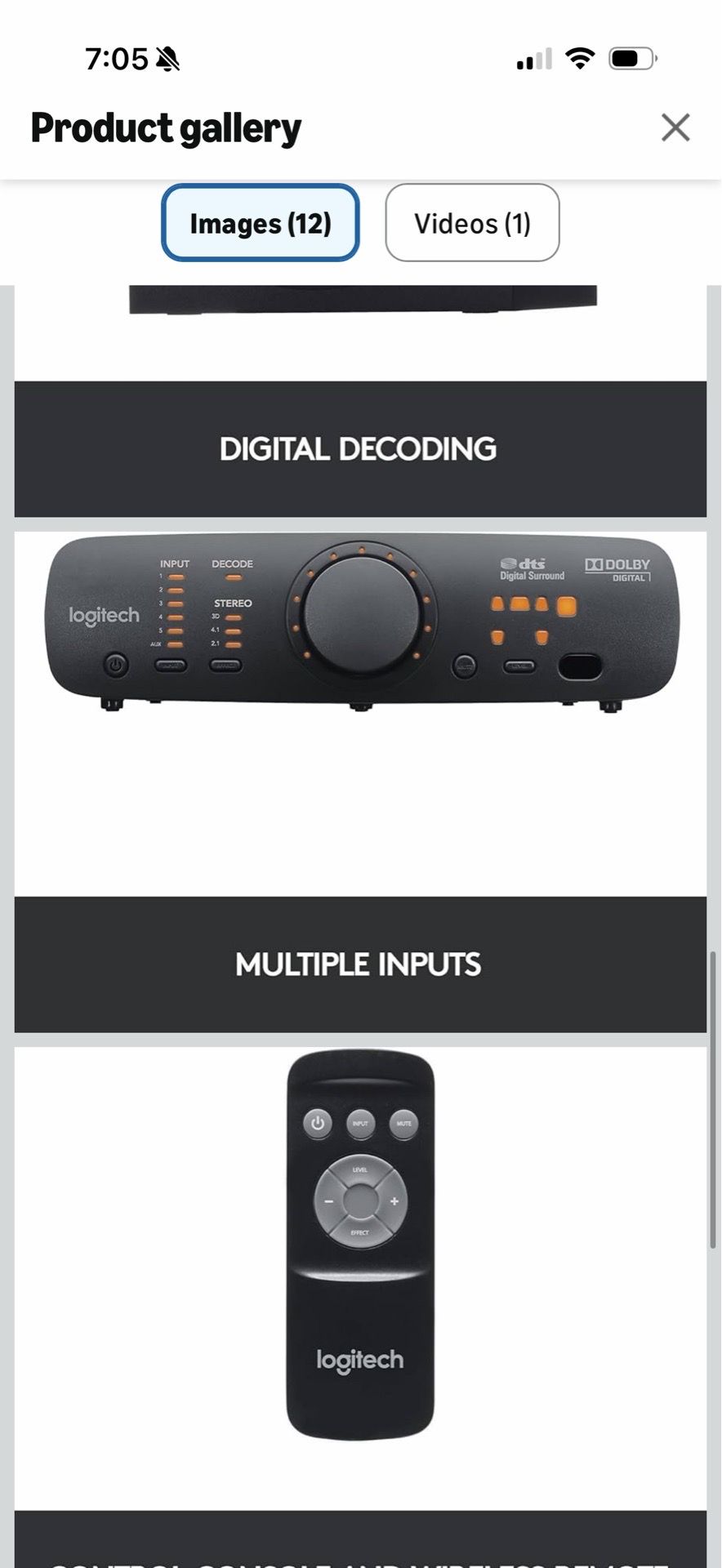 Logitech Z906 5.1 Surround Sound System + Bluetooth - photo 5