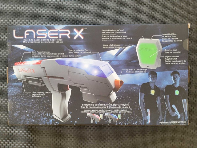 LASER X laser tag set, New and Factory Sealed - photo 2