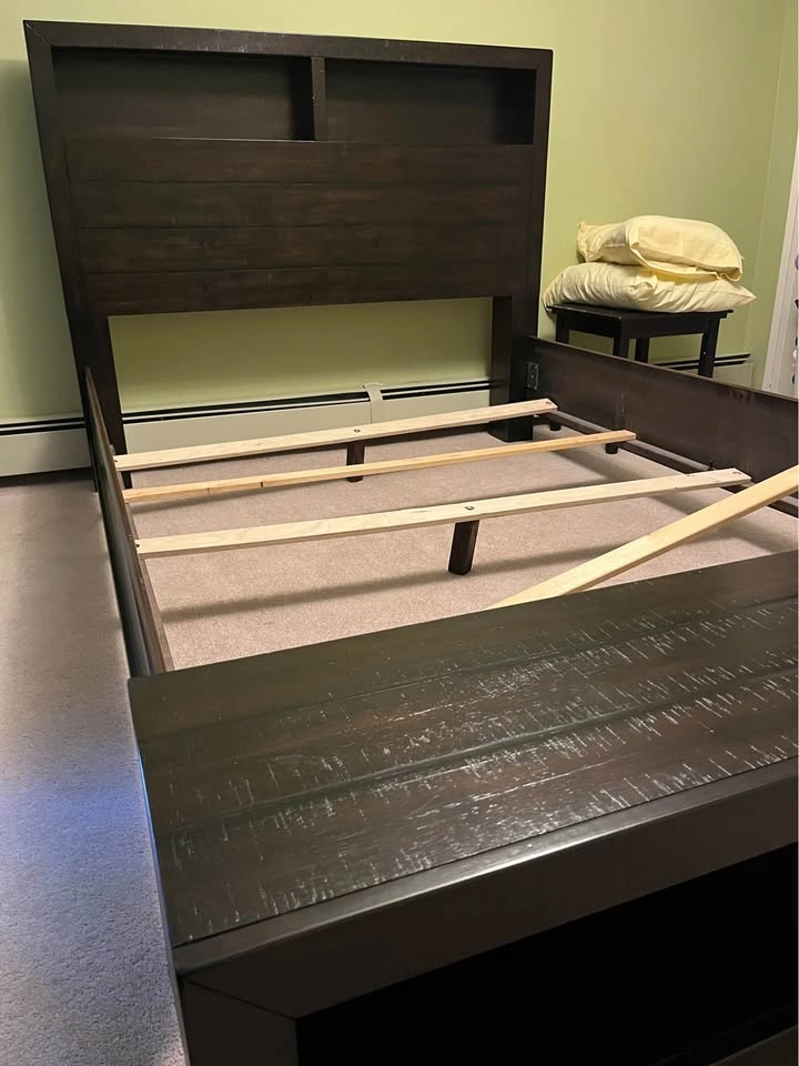 Solid wood bed frame - photo 3