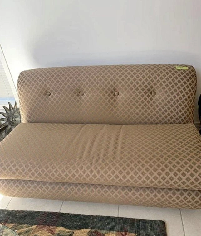 Beige Loveseat DELIVERYFREE