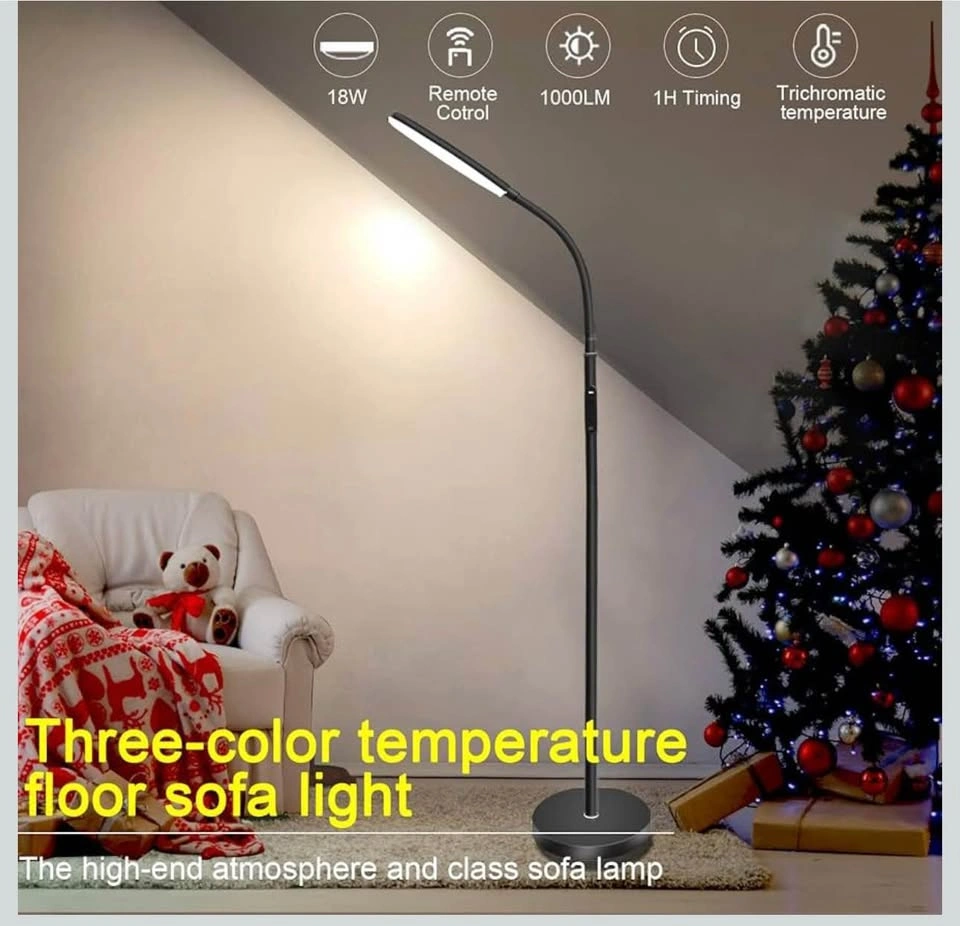 LED Floor Lamp, Bright Reading Lamp with 1H Timer, Adjustable Go - photo 4