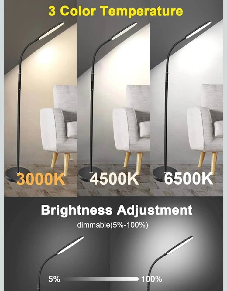 LED Floor Lamp, Bright Reading Lamp with 1H Timer, Adjustable Go - photo 5