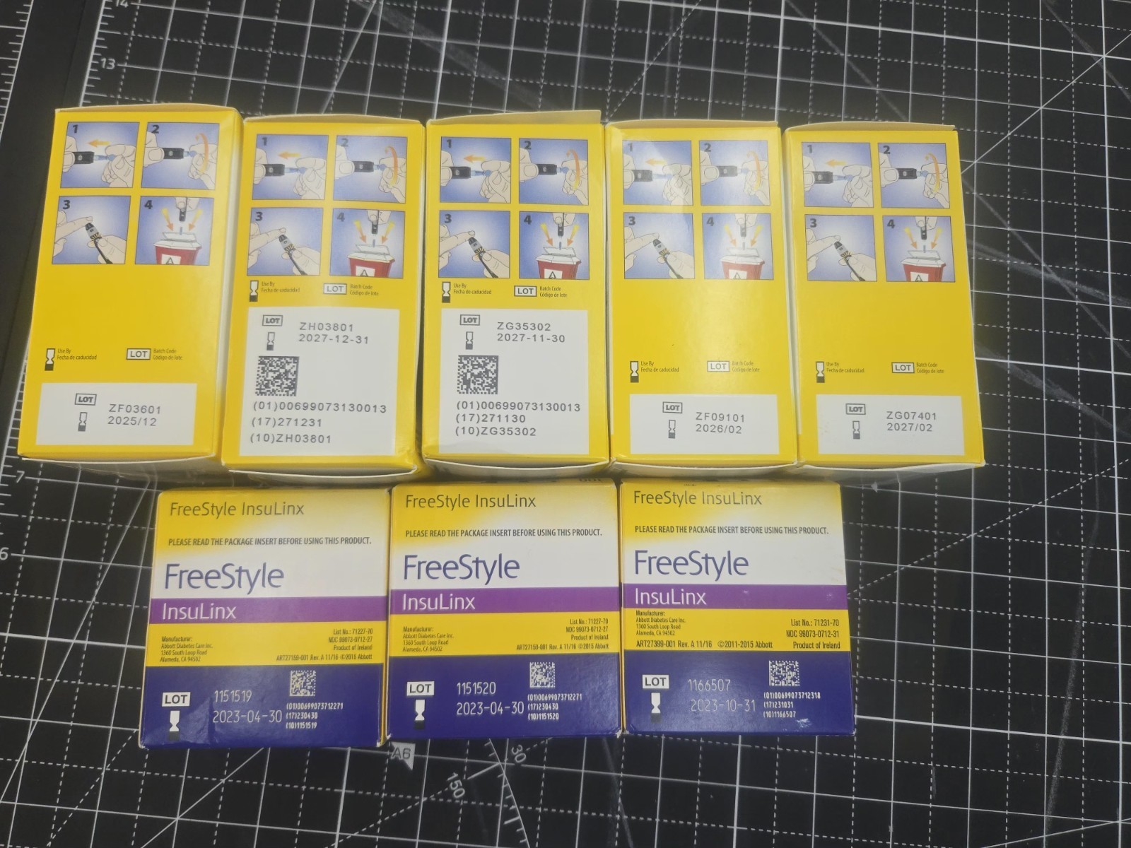 Freestyle 500 Lancets 28 Gauge - Expired 2023