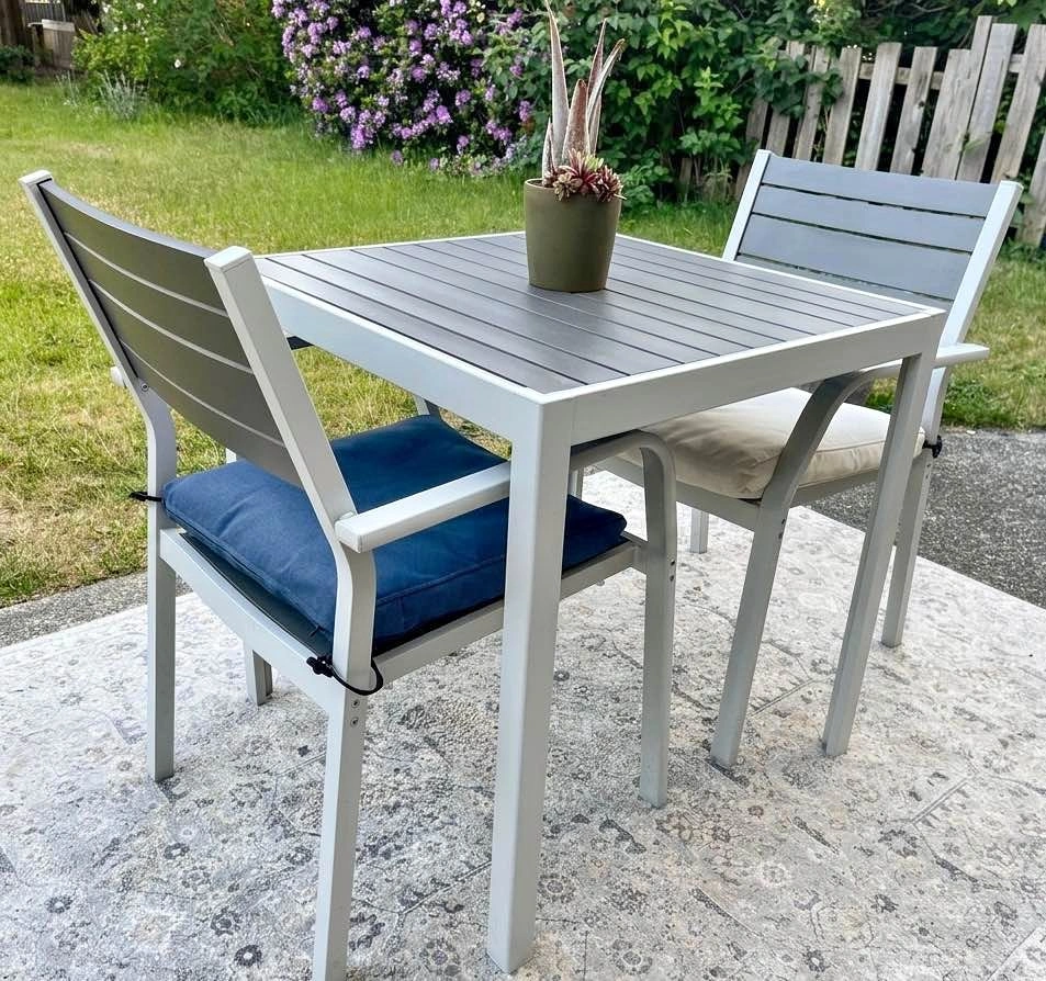 IKEA Patio Bistro Set Table + 2 Armchairs