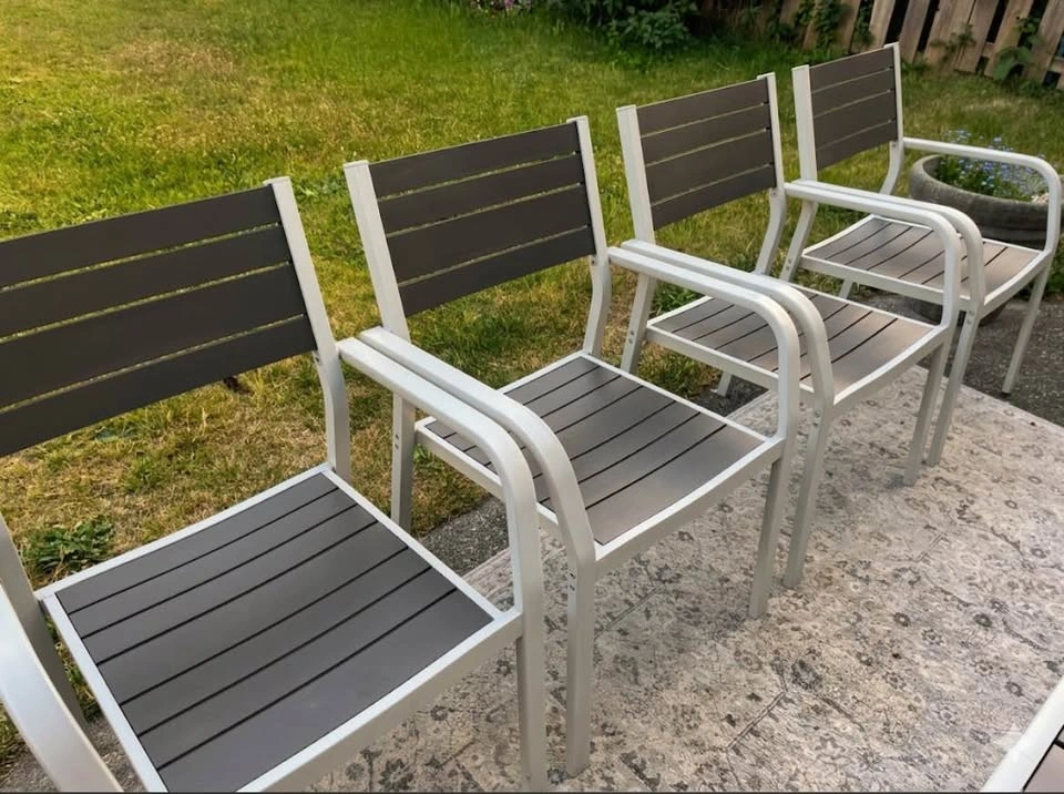 IKEA Själland Patio Dining Set Table, 4 Chairs, Bench, Cushions - photo 5