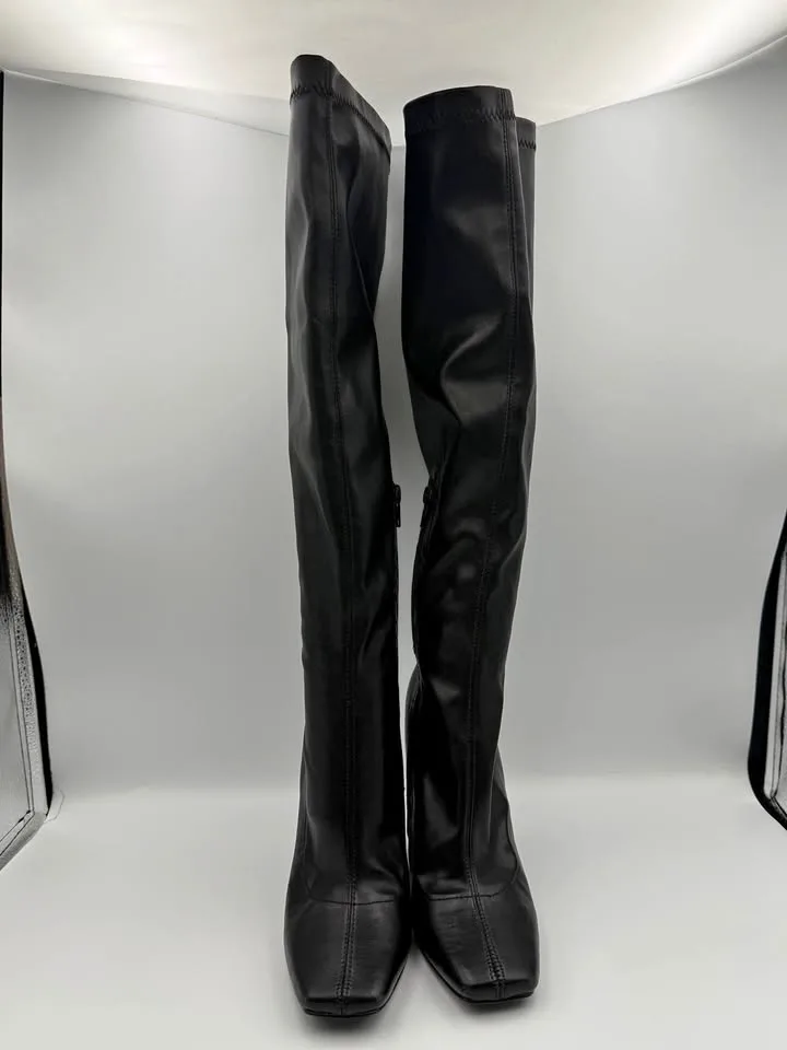 Liliana Leather Knee High Boots Size 6 - Minor Flaws thumbnail