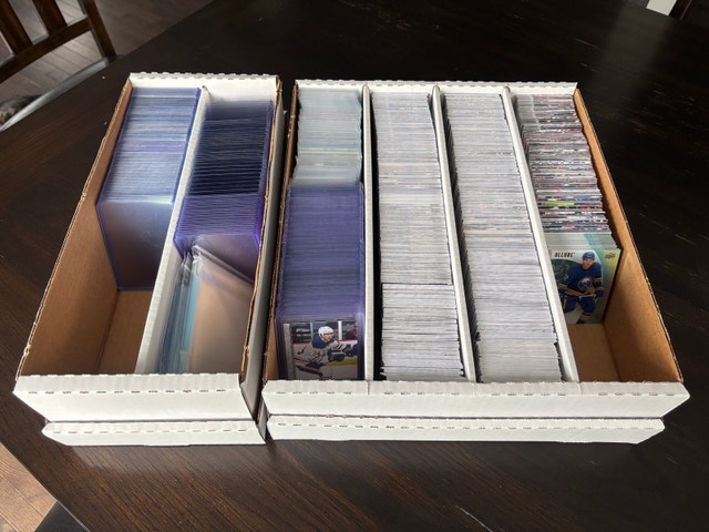 Small Hockey Card Collection + Supplies