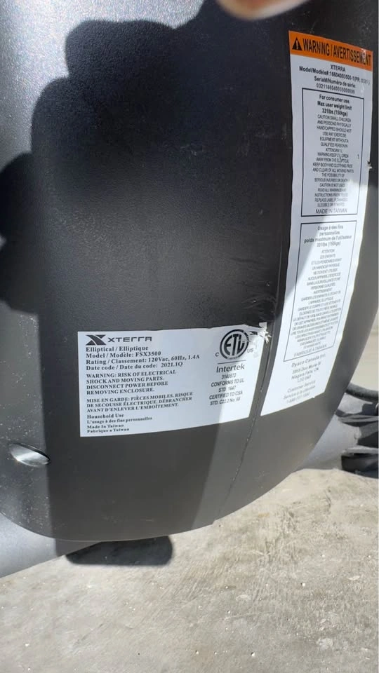 XTERRA Elliptical Machine FSX3500 - photo 3