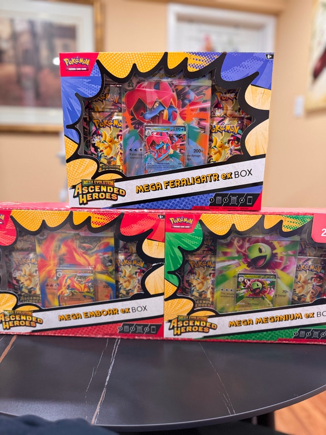 Pokemon Ascended Heroes Mega EX Boxes
