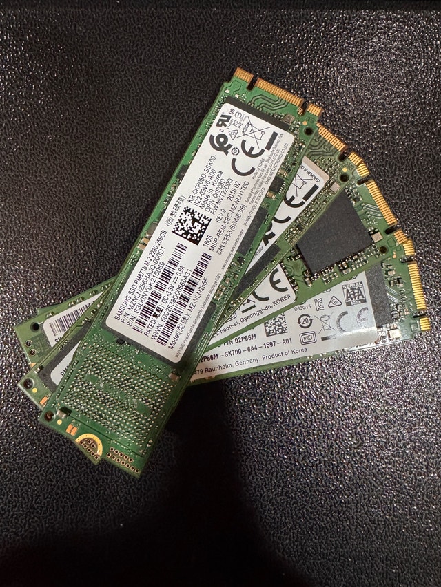 M.2 256GB SSDS with Win 11 Pro Activated - 55/drive