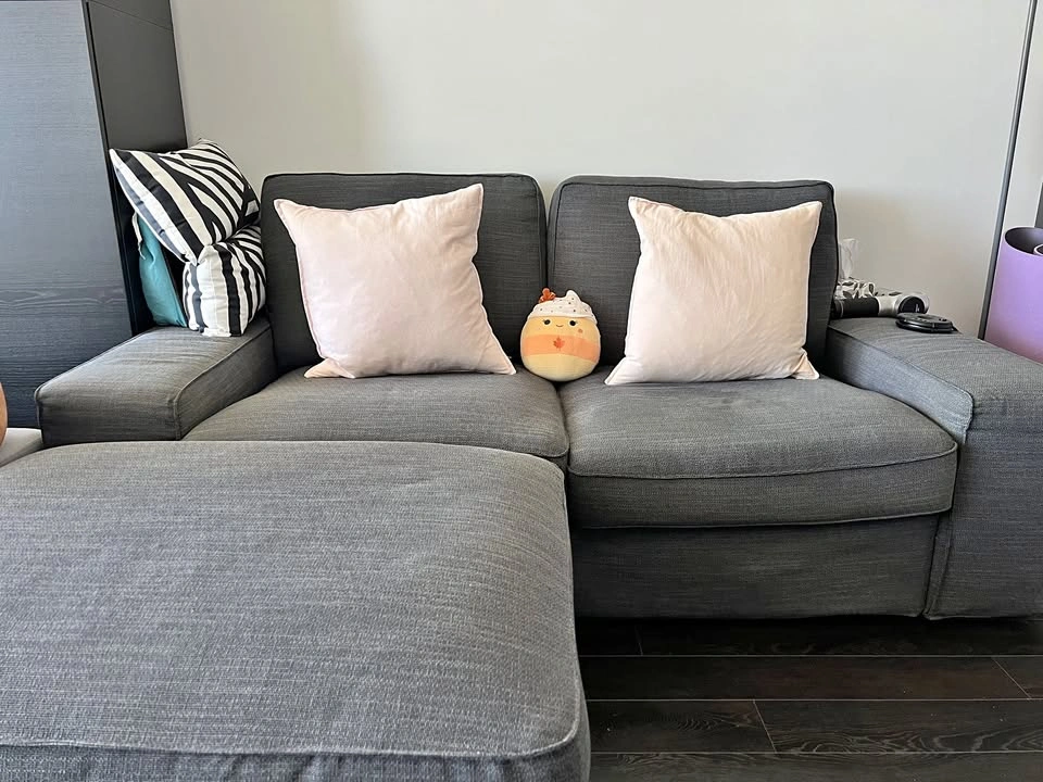 Grey Couch - Ikea Kivik