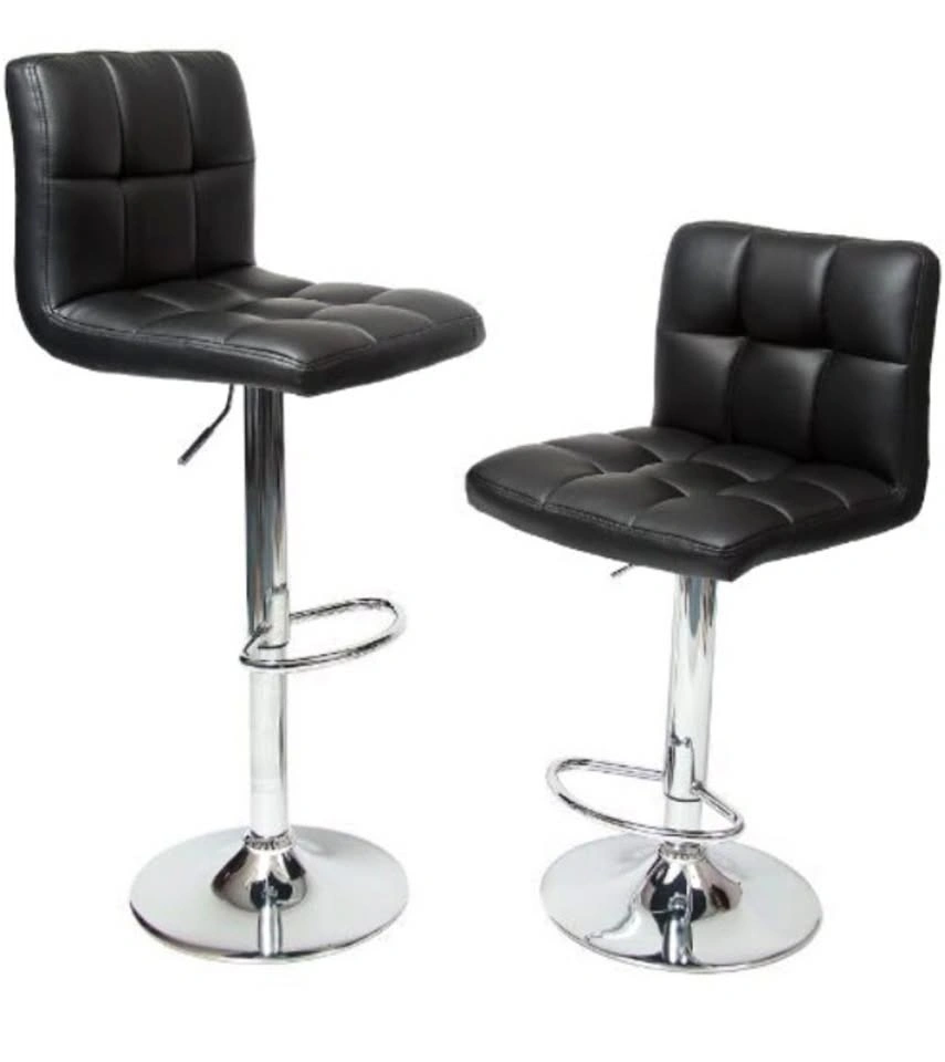 Adjustable Bar Stools - Black