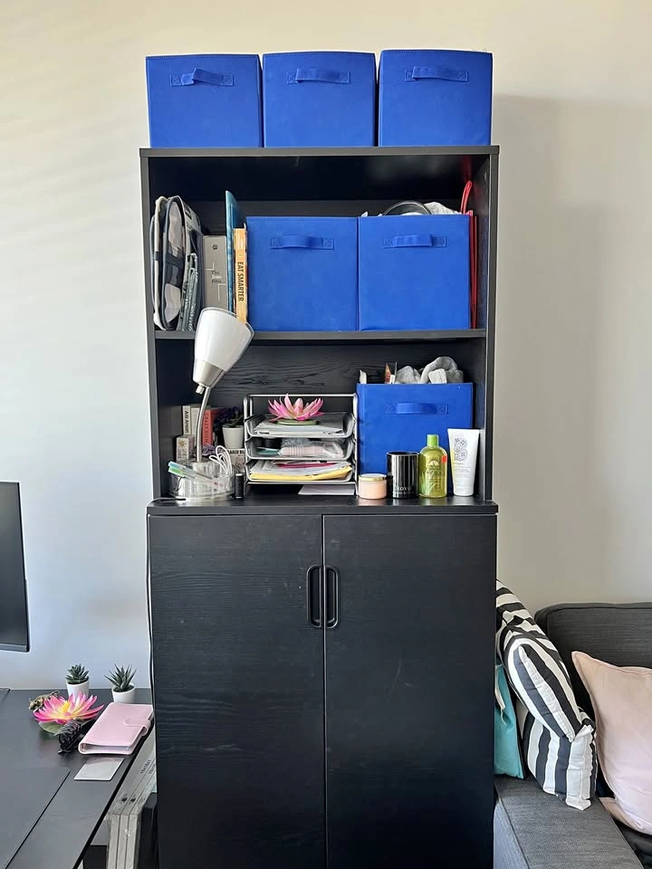 Black Office Cabinet - Ikea Galant