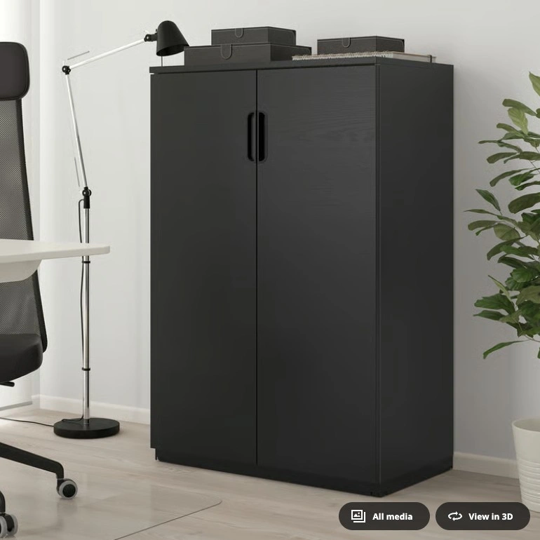 Black Office Cabinet - Ikea Galant - photo 3