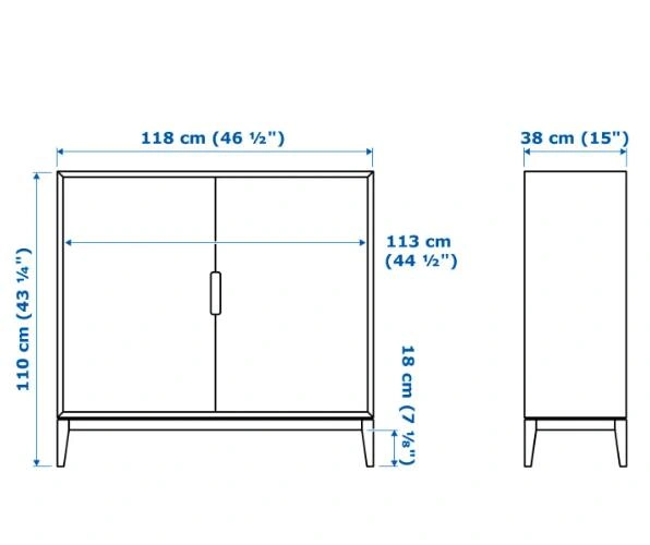 Brown Cabinet - Ikea Regissör - photo 3