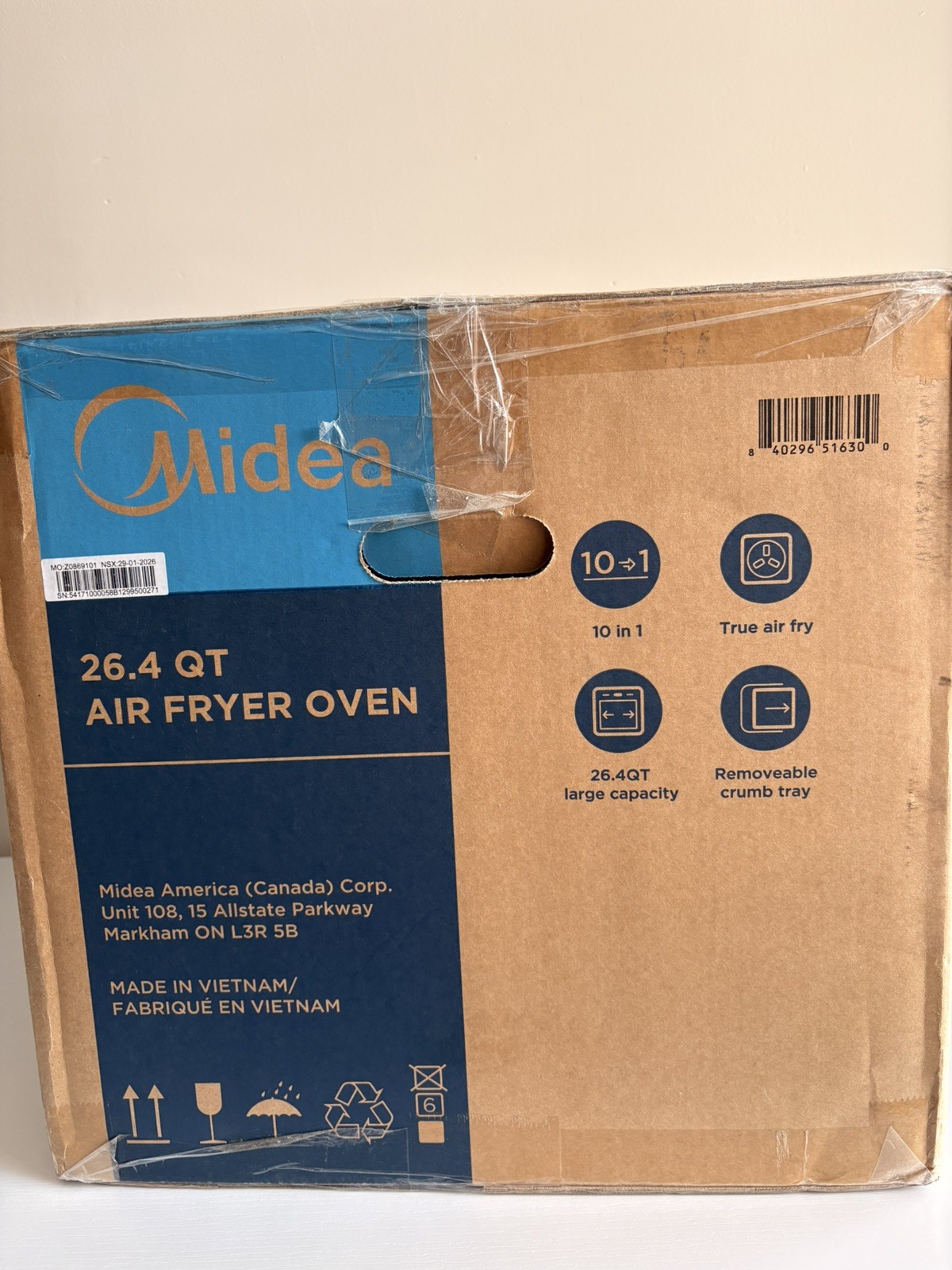 MIDEA FLEXIFY FRENCH DOOR AIR FRYER OVEN - 26.4QT STAINLESS STEE - photo 3