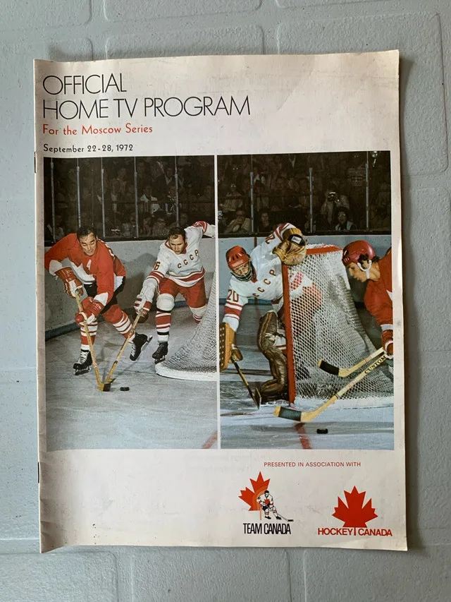 1972 Team Canada Program thumbnail