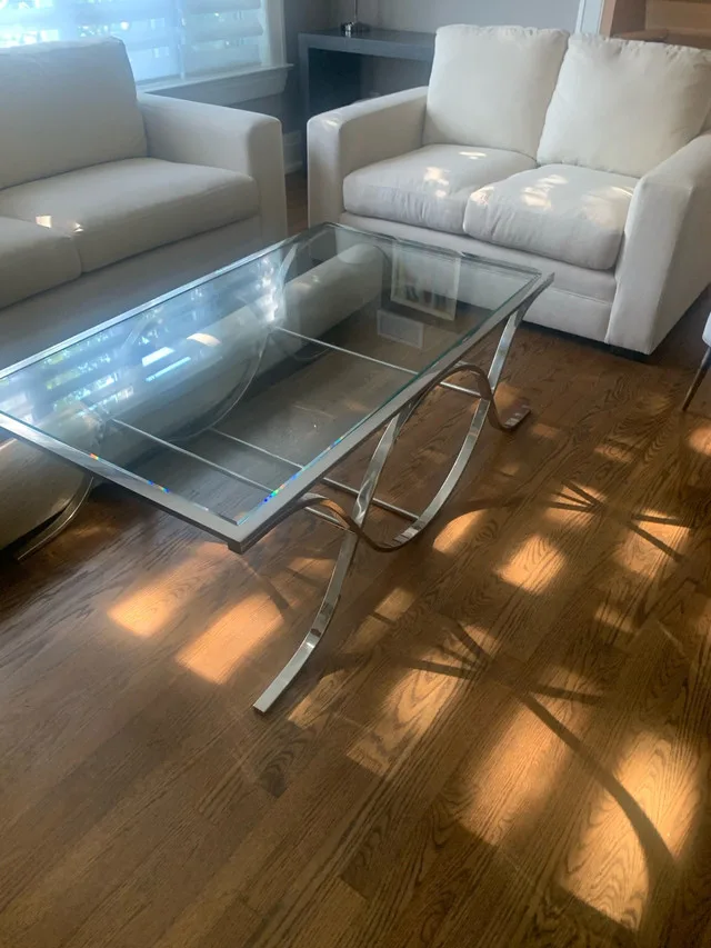 Glass Coffee/End Table Set image indicator(2)