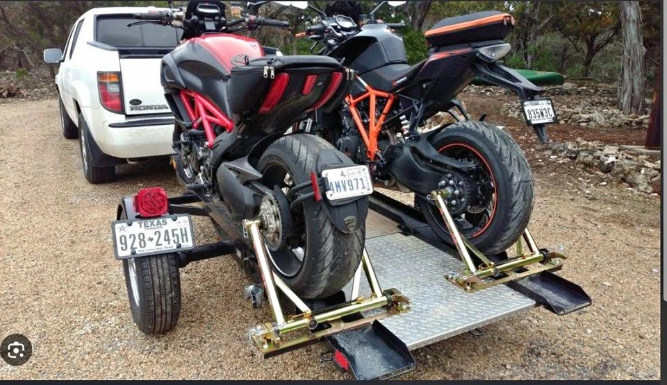 Pit Bull Motorcycle Trailer Restraint System