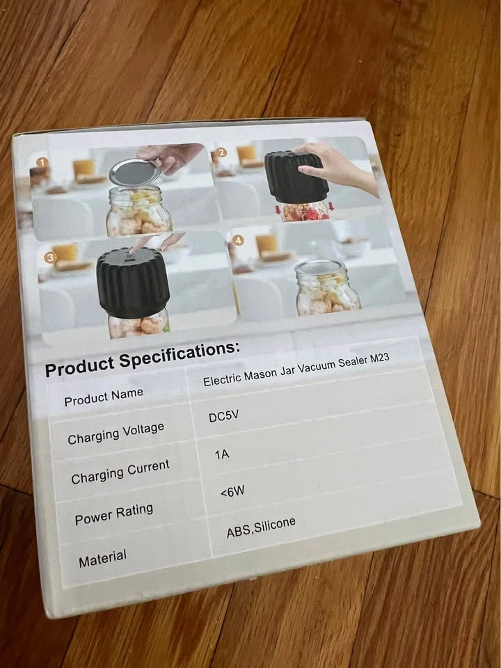 Electric Mason Jar Vacuum Sealer - photo 2