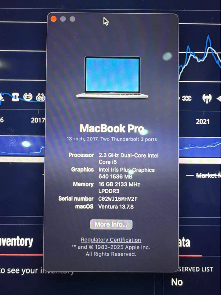 2017 13” Macbook Pro - photo 2