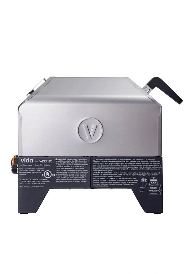 vida by PADERNO Outdoor Gas Pizza Oven w/ Rotating Stone - photo 2