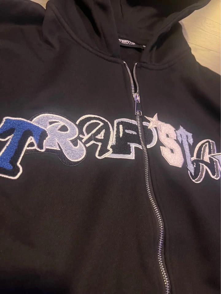 Trapstar Wildcard Zipup Black and Blue - photo 3