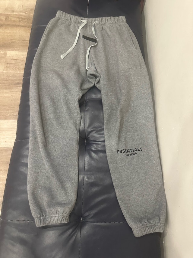 Essentials Dark oatmeal pants (trades accepted)