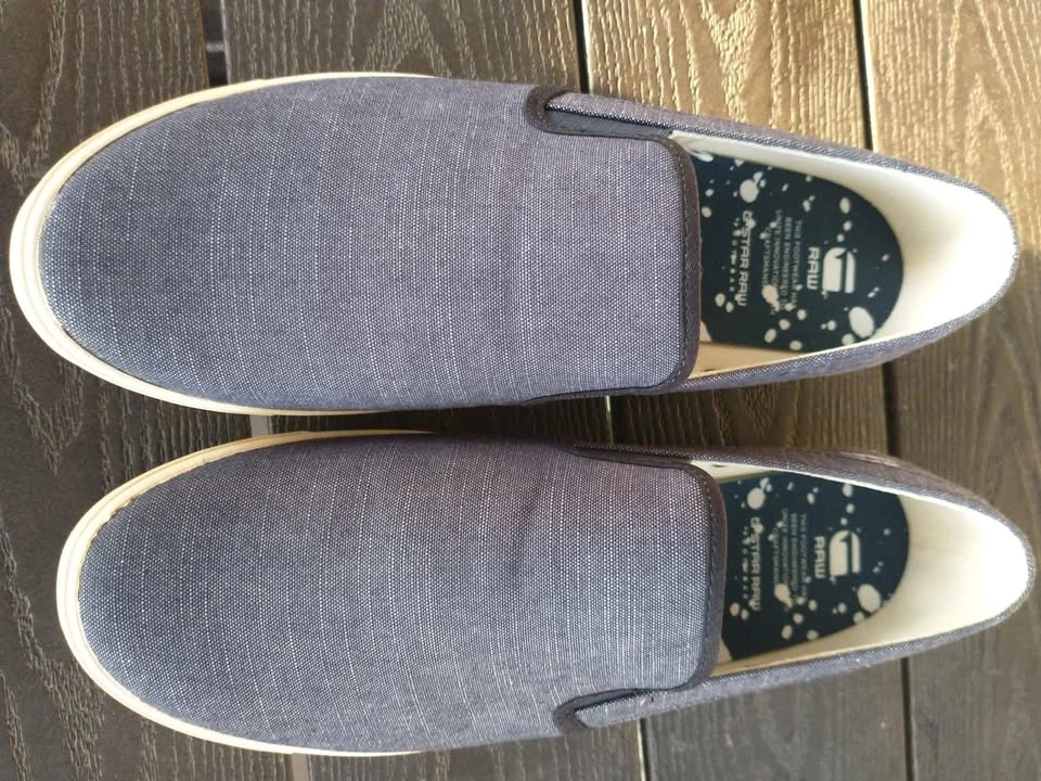 G-Star Raw Slip On Shoes, Size 12 Men's Denim