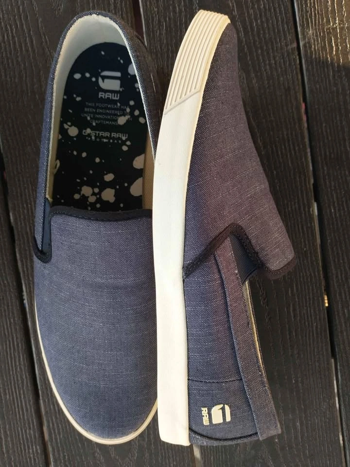 G-Star Raw Slip On Shoes, Size 12 Men's Denim - photo 3
