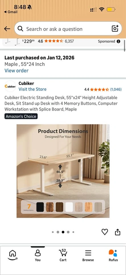 Electric Standing Desk + Ergonomic Office Chair - photo 3